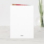 Rood en Blauwgroen Blauw Alcoholinkt Sweet 16 Kaart (Achterkant)