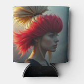 Rood en blond blikjeskoeler (Voorkant)