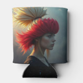 Rood en blond blikjeskoeler (Achterkant)