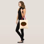 Rood- en chocoladevogel tote bag (Voorkant (model))