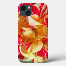 Rood en Geel Rose Hoesje-Mate Telefoon Case