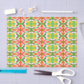 Rood en geel tissuepapier (Craft)
