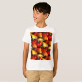 Rood- en gele paprika's t-shirt (Voorkant volledig)
