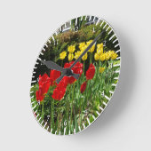 Rood- en Gele Tulpenklok Ronde Klok (Hoek)