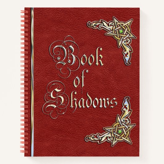 Rood en goud boek van schaduwen (Voorkant)