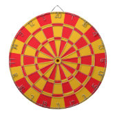 Rood en goud dartbord (Voorkant)