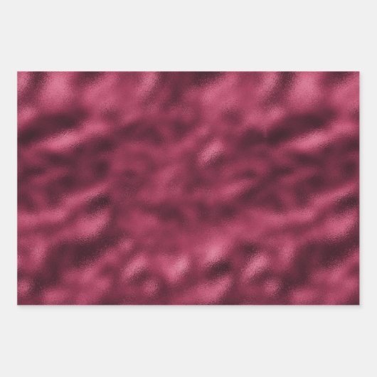 Rood en Goud Glam Inpakpapier Vel (Voorkant)