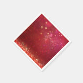 Rood en goud Marokkaans Arabisch gevechtsfeest Servet (Hoek)