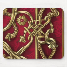 rood en goud middeleeuws decor