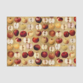 rood- en goudappels, goudalfabet tissuepapier (Voorkant)