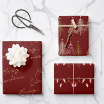 Rood en gouden Kerstmis