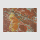 Rood en goudgepertrificeerd hout tissuepapier (Voorkant)