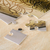 Rood- en goudkerstrackers legpuzzel (Zijkant)