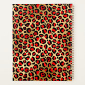 Rood en goudoliepenseel planner (Achterkant)
