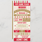 Rood- en goudsportweddenpakket kaart (Voorkant / Achterkant)