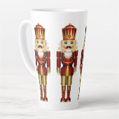 Rood- en goudvoedingskrakers Latte Mok (Linkerhoek)