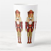 Rood- en goudvoedingskrakers Latte Mok (Voorkant)
