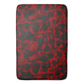 Rood en grijs badmat (Voorkant Verticaal)