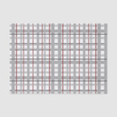 Rood en grijs geplakt tissuepapier (Voorkant)