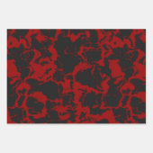 Rood en grijs inpakpapier vel (Voorkant 2)