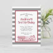 Rood en grijs vuurwapen kaart (Staand voorkant)