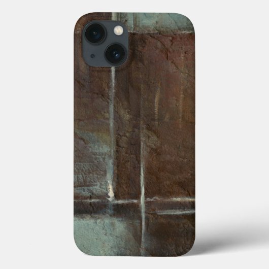 Rood- en grijze Brick-muur Case-Mate iPhone Case (Achterkant)