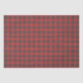 Rood- en grijze buffels tissuepapier (Voorkant)