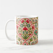 rood en groen Arabisch bloemenpatroon Koffiemok (Links)