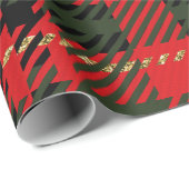 Rood en groen cadeaupapier (Rol Hoek)