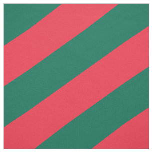 Rood en groen gestreepte patroon stof