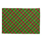 Rood- en Groen Glitter Kussensloop (Achterkant-Links)