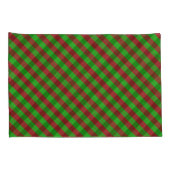Rood- en Groen Glitter Kussensloop (Achterkant-Rechts)