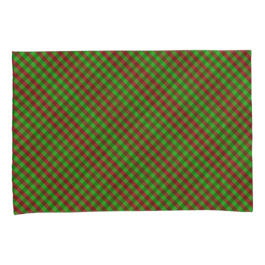 Rood- en Groen Glitter Kussensloop (Voorkant-Rechts)