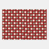 Rood en groen inpakpapier vel (Voorkant)