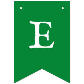 Rood en groen kerst en bogen vlaggetjes (Tweede vlag)