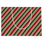 Rood en groen kerstfeest  groot cadeauzakje (Voorkant)
