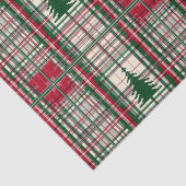 Rood en groen kerstfeest tissuepapier (Detail)