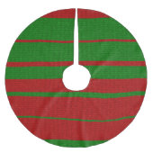 Rood en Groen Kerstmis Breien Ontwerp Kerstboom Rok (Voorkant)