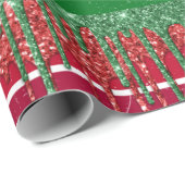 Rood en groen kerstpapier cadeaupapier (Rol Hoek)
