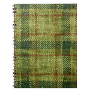Rood en groen kersttaartje. notitieboek