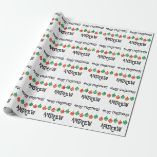 Rood en groen kinder kerstpapier voor fijne kerst cadeaupapier