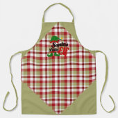 Rood en Groen Mismatch Plays Schort (Voorkant)
