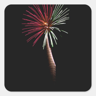 Rood- en Groen Palm Sticker