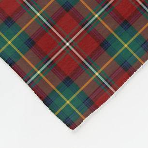 Rood en Groen Plaid Clan Boyd Tartan Fleece Deken