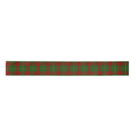 Rood en groen Schotse Tartan Plaid Lint