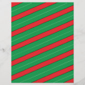 Rood en groen snoepje Boarder Clipart Kerstmis (Achterkant)