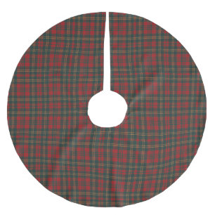 Rood en groen tartan geruit kerstboom rok