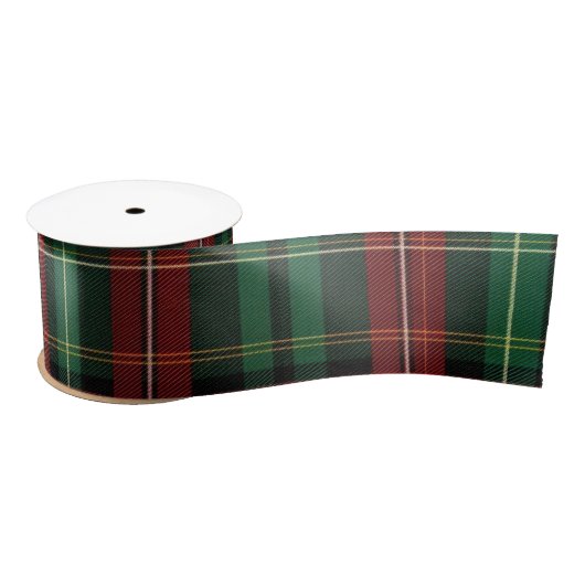 Rood en groen Tartan Lint (Spoel)