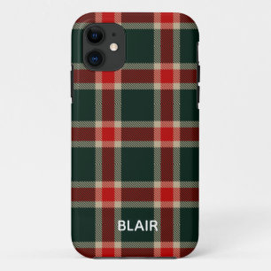 Rood en Groen Tartan Telefoonhoesje iPhone 11 Hoesje