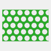 Rood- en Groene Volleybal en kerstkerstkerstmis Inpakpapier Vel (Voorkant 3)